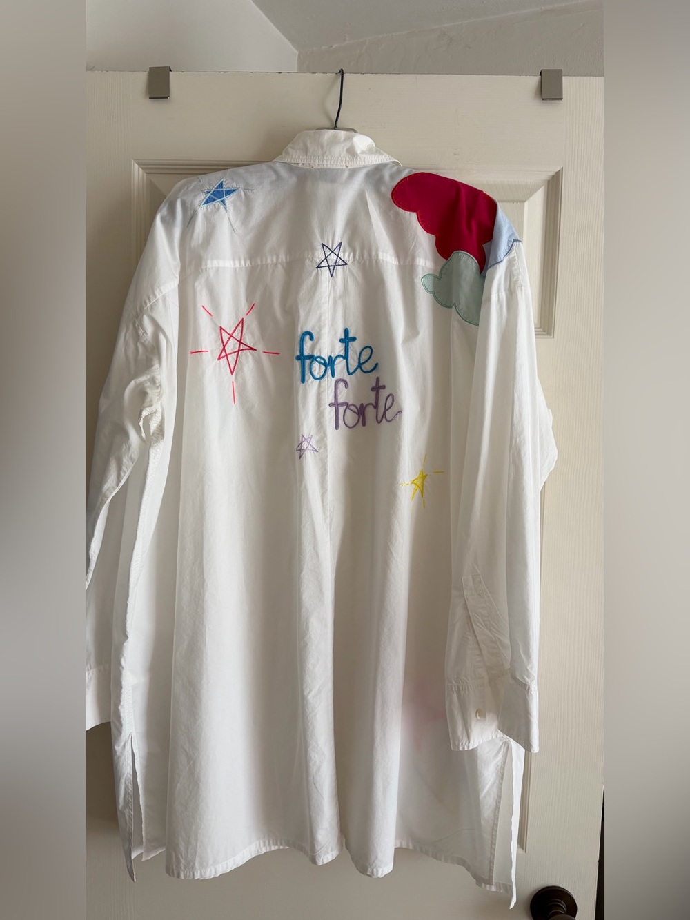 Forte Forte White Blouse With Neon - Picture 6 of 10